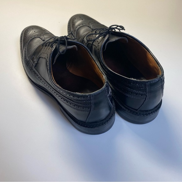 ALLEN EDMONDS MCALLISTER BLACK WINGTIP 10.5D - Picture 13 of 14